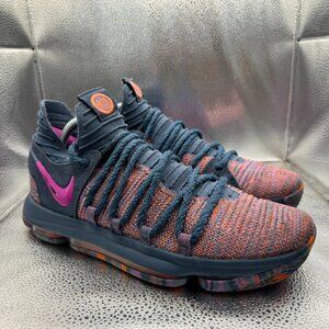 Size 8 Nike KD 10 X All Star Mens Multicolor Sneakers Athletic Shoes 897817-400